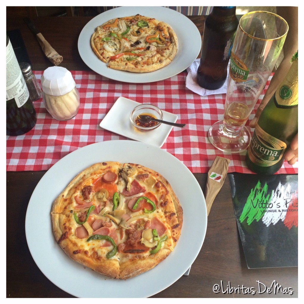 Vitto´s Pizza, el salvador, libritas de mas, pizzeria, food blog, reseñas de restaurantes, restaurantes en el salvador, comida italiana, pizza